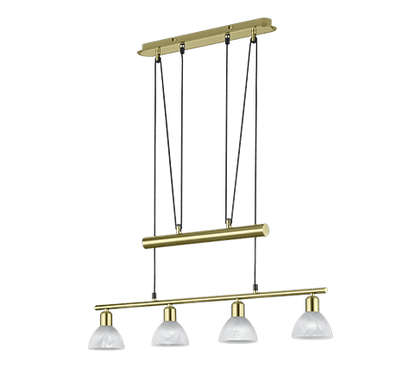 Suspension Verre Laiton