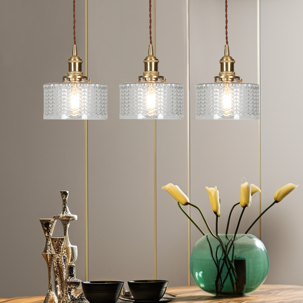 Suspension Verre Vintage