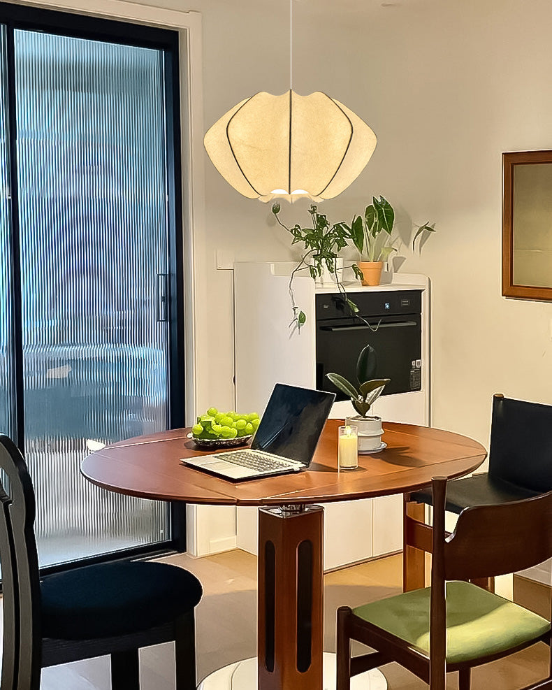 Suspension en Soie – Design Japandi