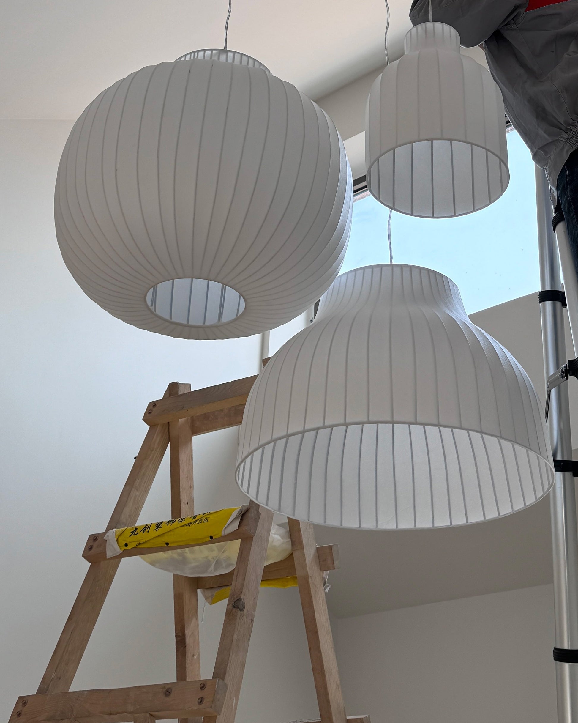 Suspension en Soie Luna – Élégance Japandi