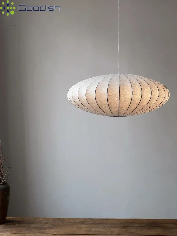 Suspension en Tissu Blanc