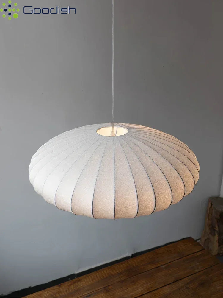 Suspension en Tissu Blanc