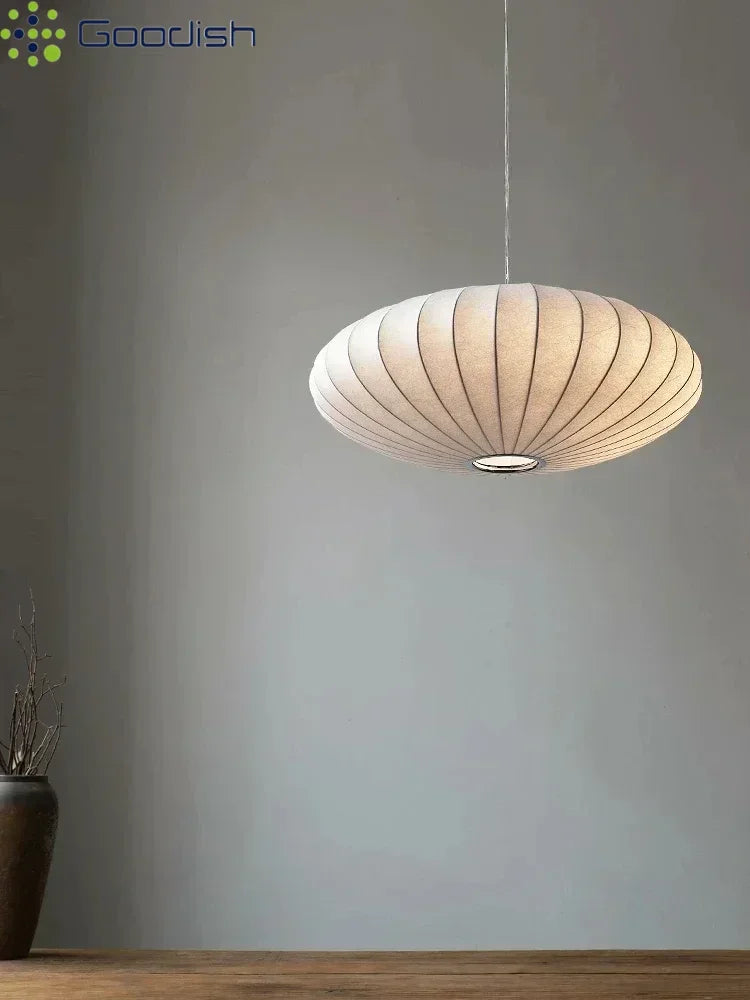 Suspension en Tissu Blanc
