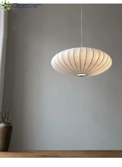 Suspension en Tissu Blanc