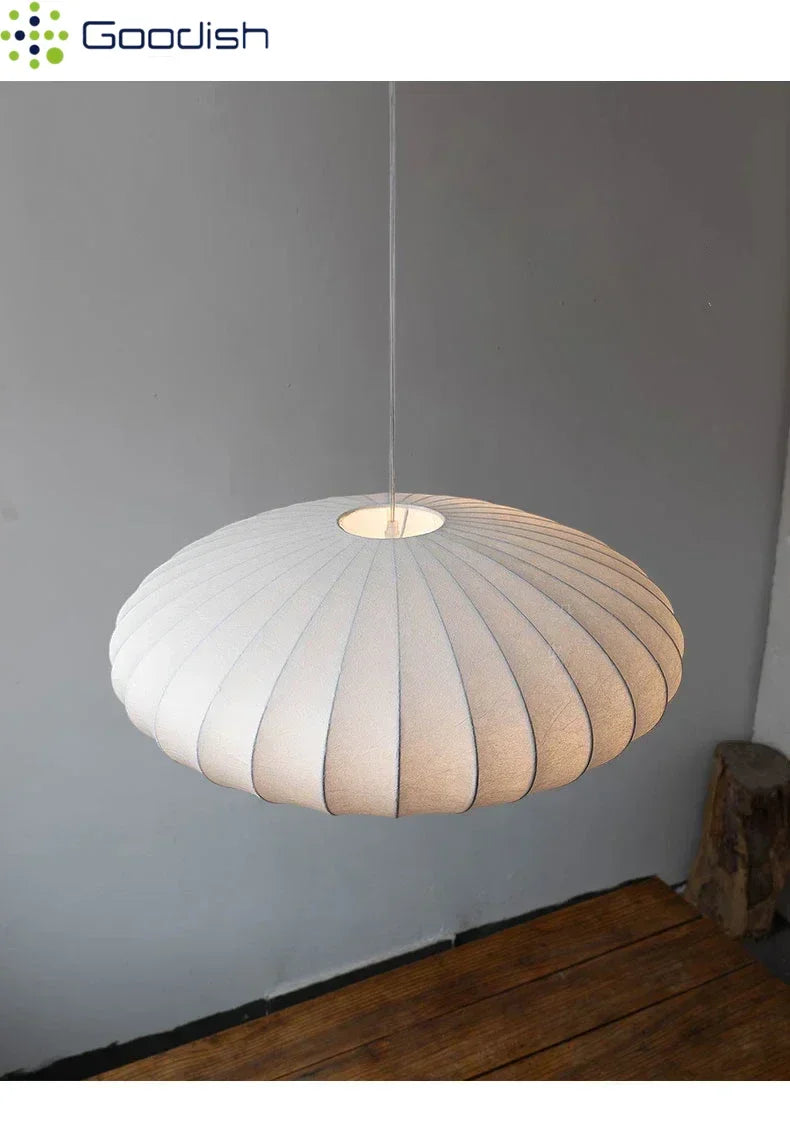 Suspension en Tissu Blanc