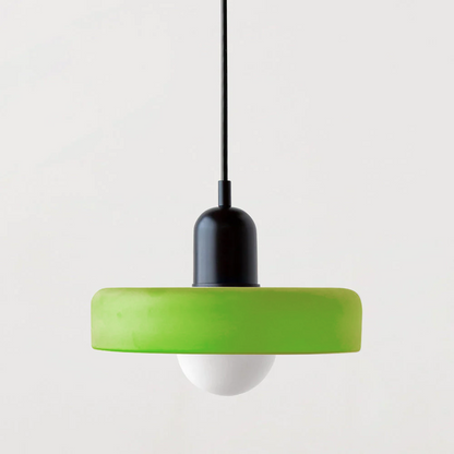 Suspension Bauhaus Verre Coloré - Lumina 12
