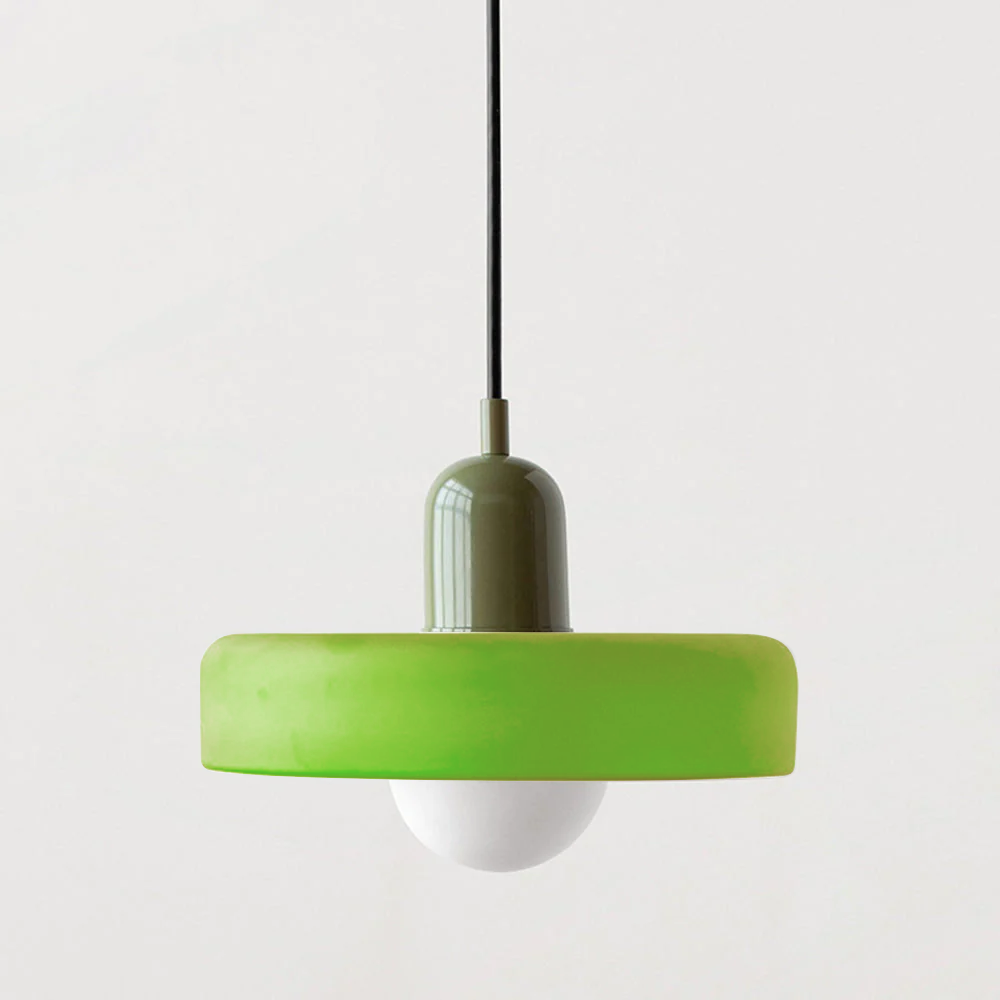 Suspension Bauhaus Verre Coloré - Lumina 16