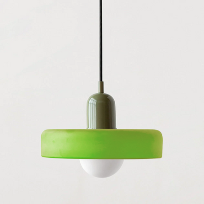 Suspension Bauhaus Verre Coloré - Lumina 16