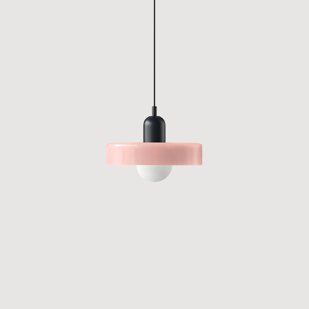 Suspension Bauhaus Verre Coloré - Lumina 24