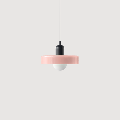 Suspension Bauhaus Verre Coloré - Lumina 24