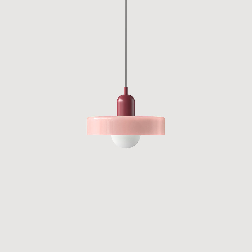 Suspension Bauhaus Verre Coloré - Lumina 30