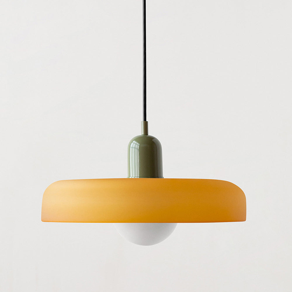 Suspension Bauhaus Verre Coloré - Lumina 33