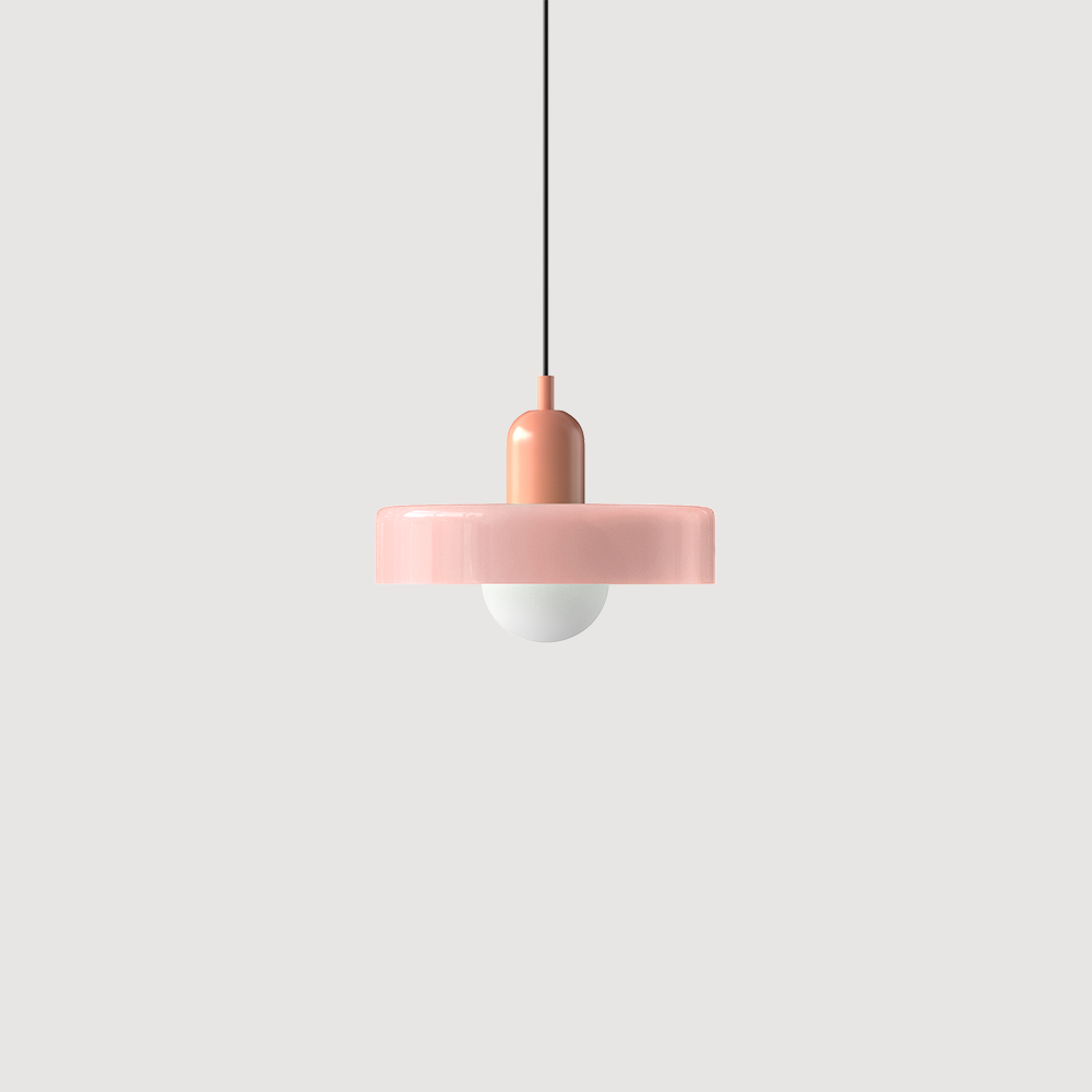 Suspension Bauhaus Verre Coloré - Lumina 35