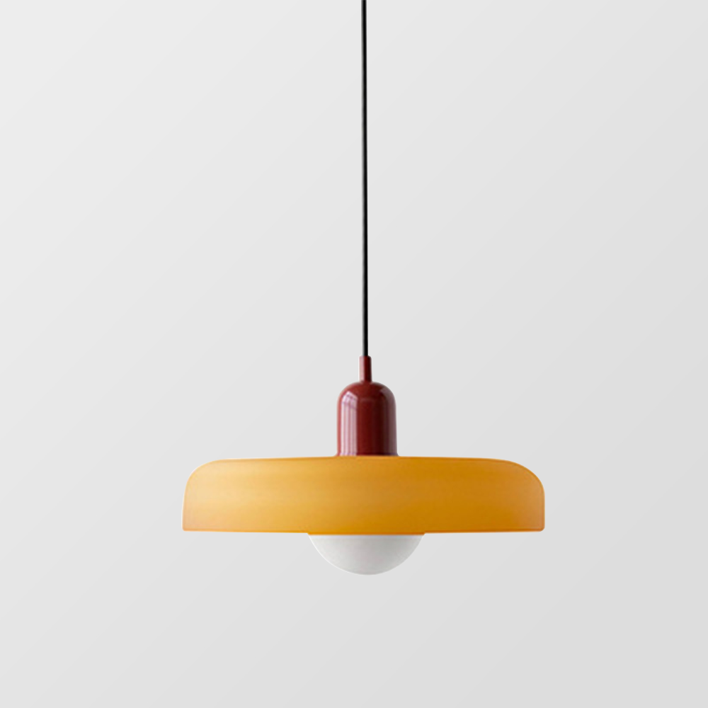 Suspension Bauhaus Verre Coloré - Lumina 38