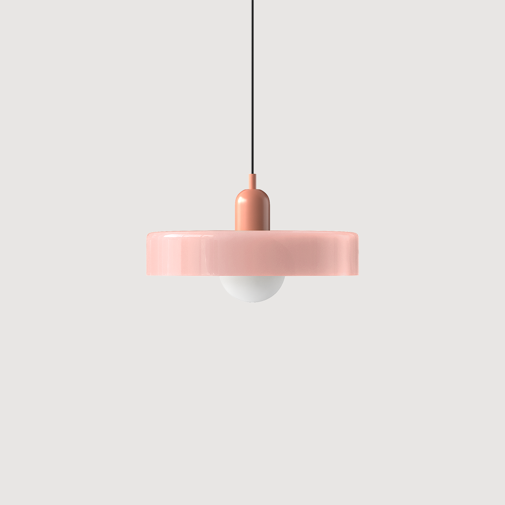 Suspension Bauhaus Verre Coloré - Lumina 39