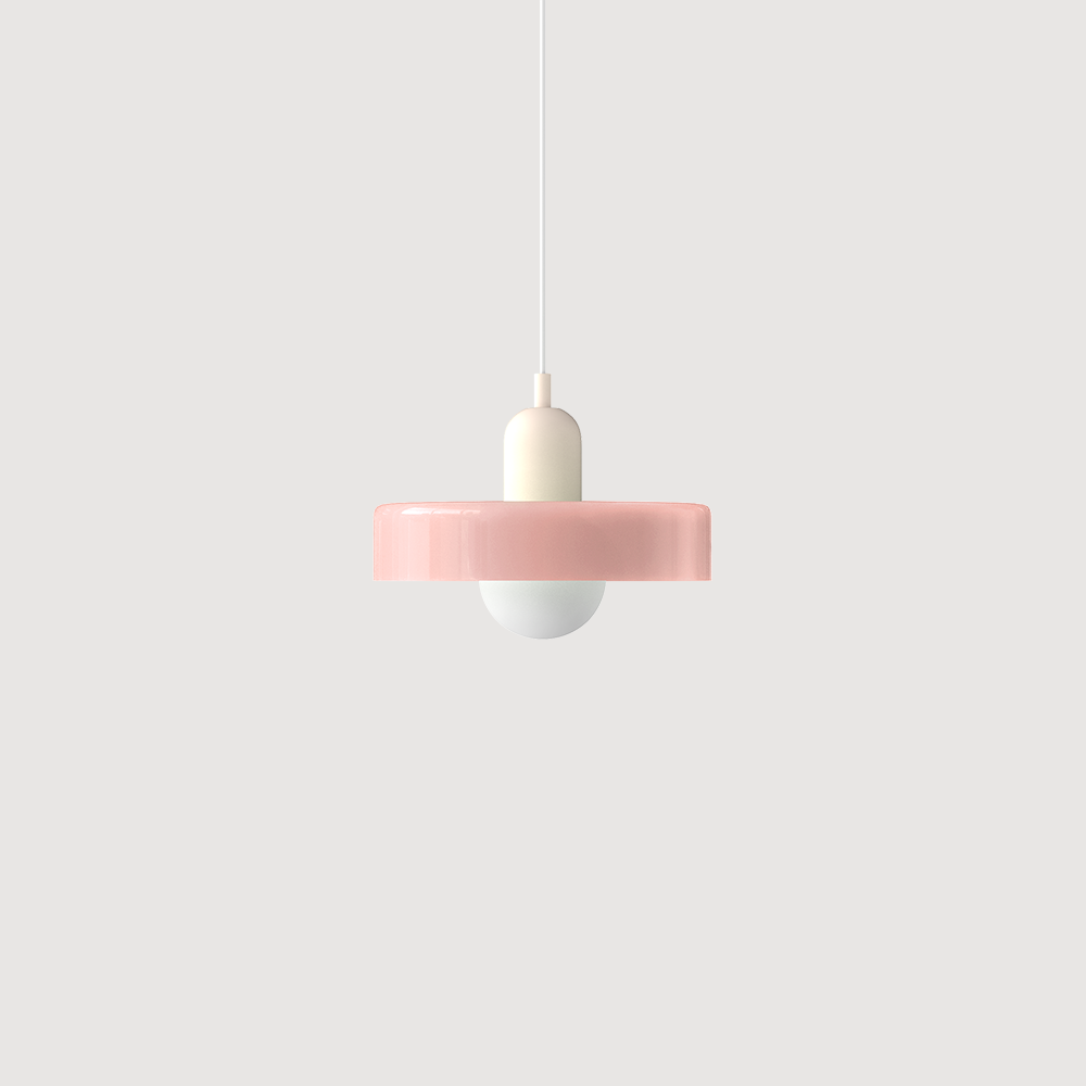 Suspension Bauhaus Verre Coloré - Lumina 40