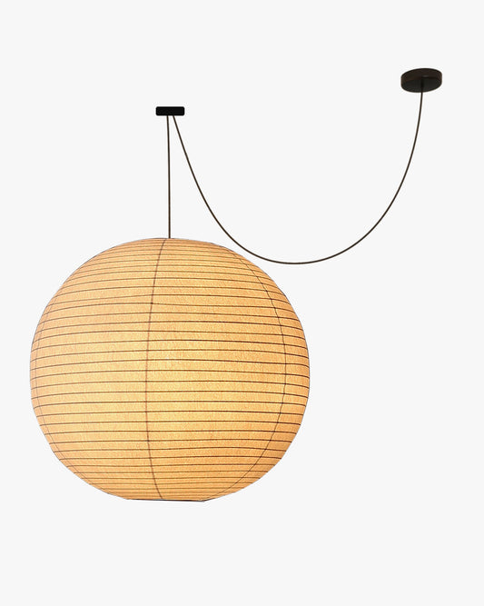 Suspension – Globe de Soie Japandi