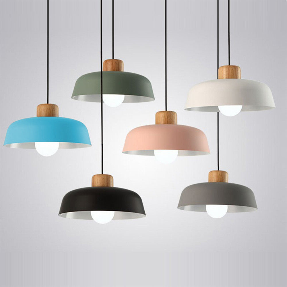 Suspension Luminaire Bois Moderne - Elara 1