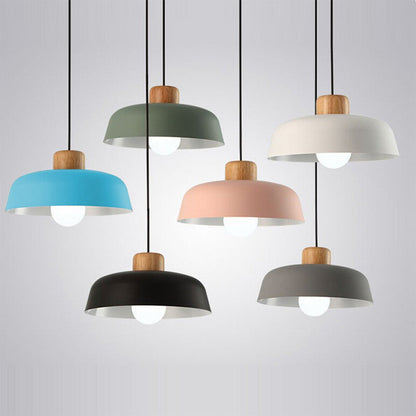 Suspension Luminaire Bois Moderne - Elara 1