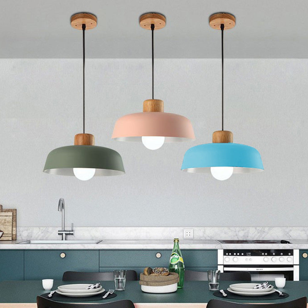 Suspension Luminaire Bois Moderne - Elara 3