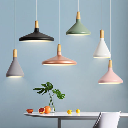 Suspension Lumineuse Bois - Macaroni 1