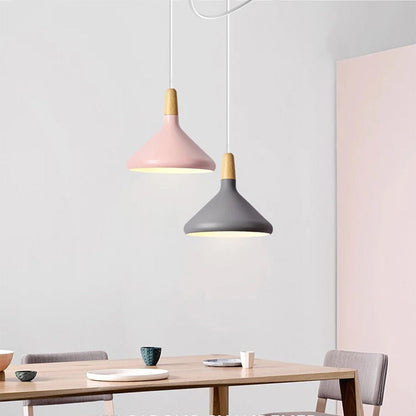 Suspension Lumineuse Bois - Macaroni 11