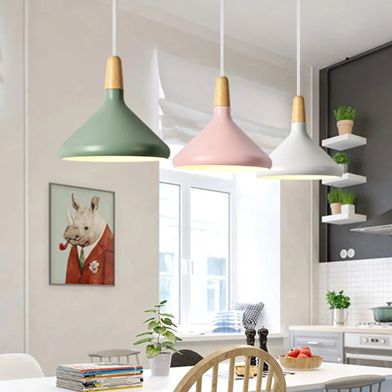Suspension Lumineuse Bois - Macaroni 2