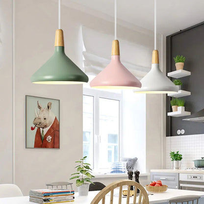 Suspension Lumineuse Bois - Macaroni 2