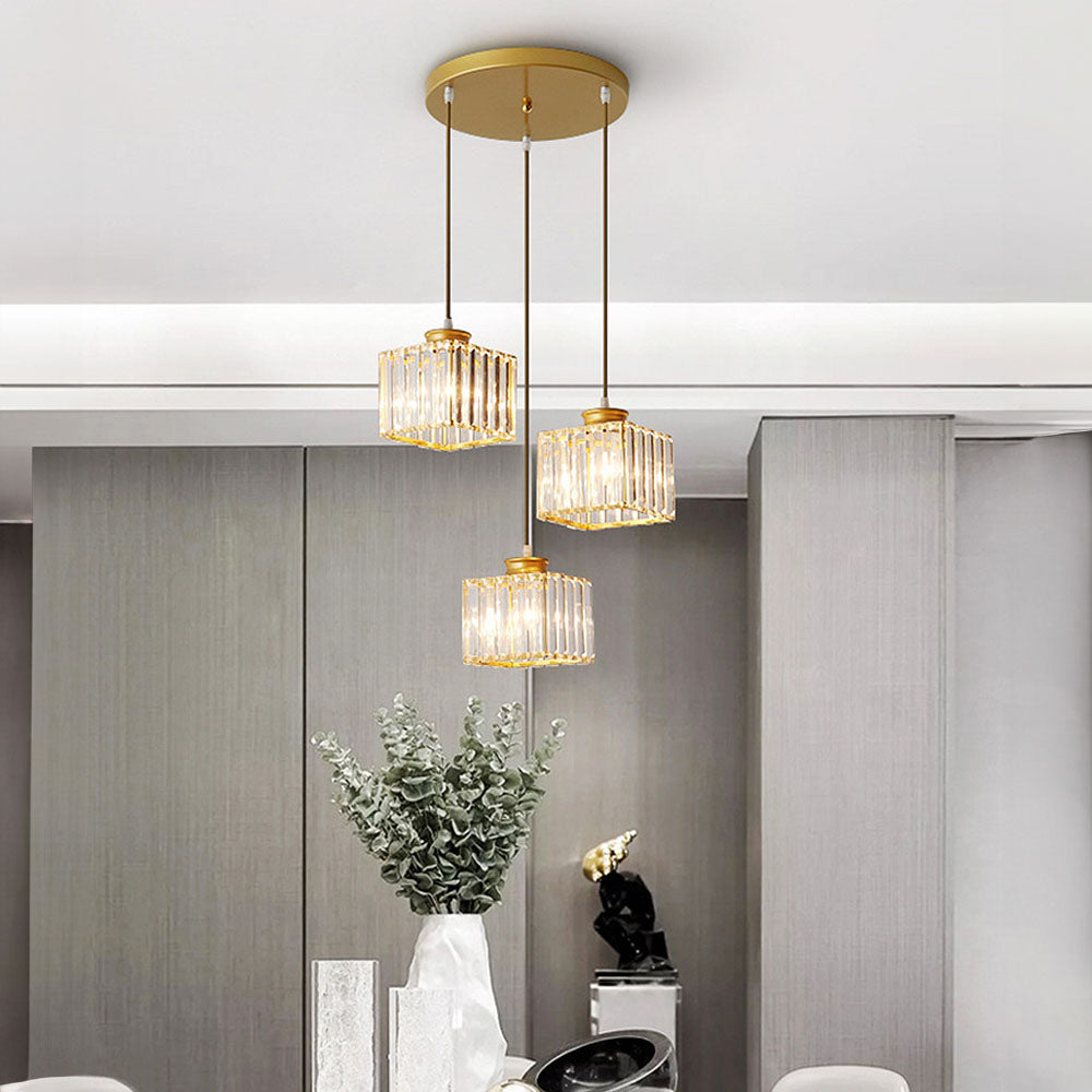 Suspension Minimaliste en Cristal - Luminara 11