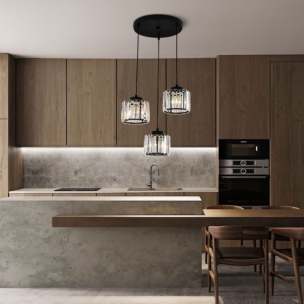 Suspension Minimaliste en Cristal - Luminara 12