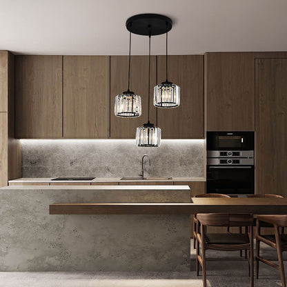 Suspension Minimaliste en Cristal - Luminara 12