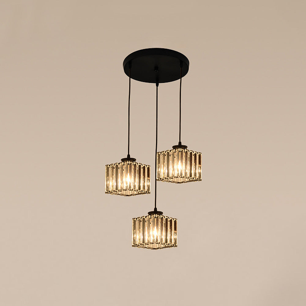Suspension Minimaliste en Cristal - Luminara 15