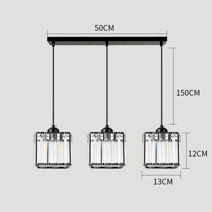 Suspension Minimaliste en Cristal - Luminara 5
