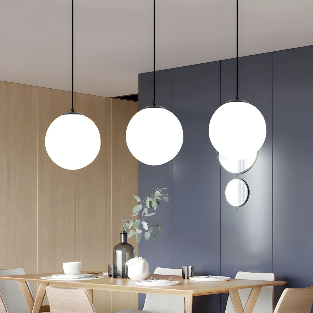 Suspension Minimaliste en Verre - Luminara 0