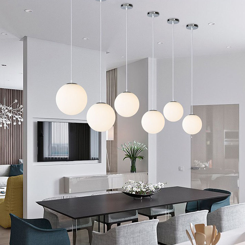 Suspension Minimaliste en Verre - Luminara 12