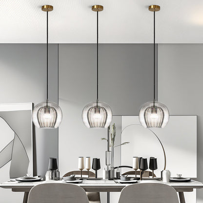 Suspension Moderne en Verre Sphérique - Lumina 10