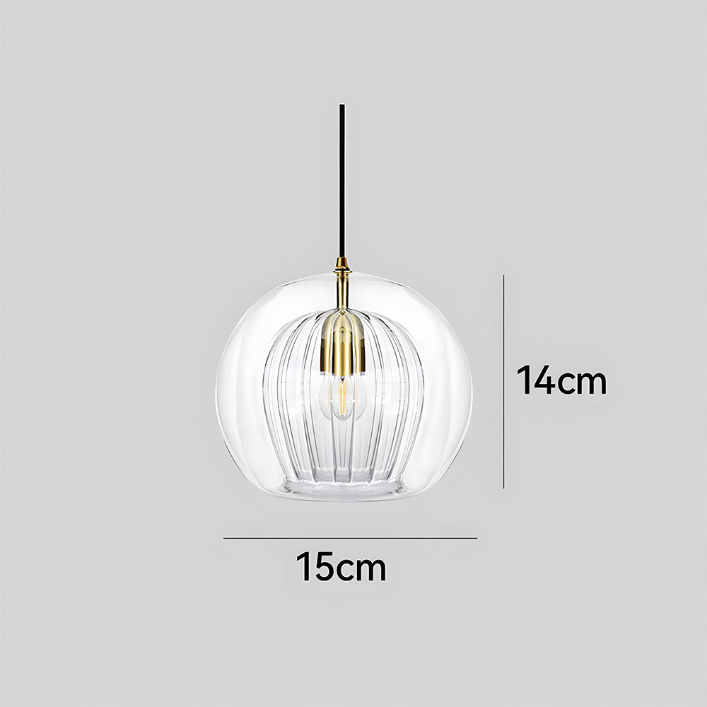 Suspension Moderne en Verre Sphérique - Lumina 7