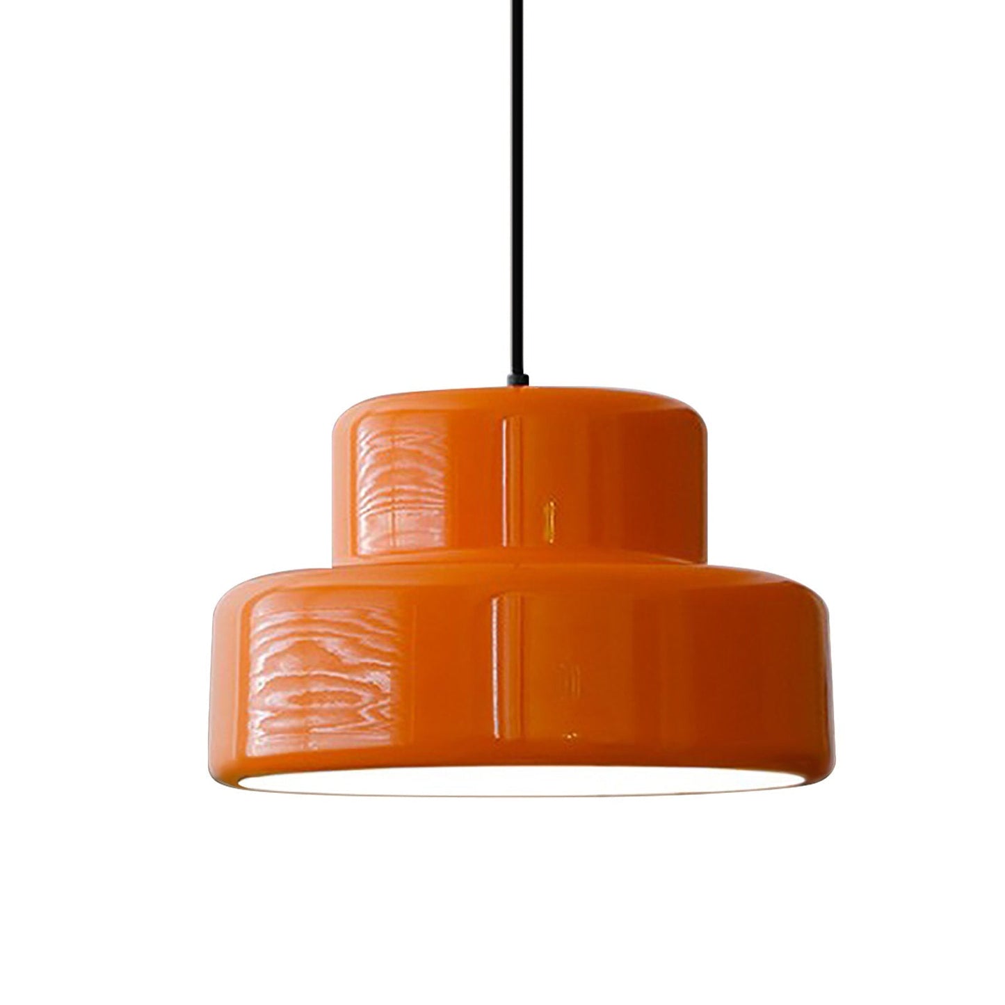 Suspension Vintage Bauhaus Orange - Luminara 6