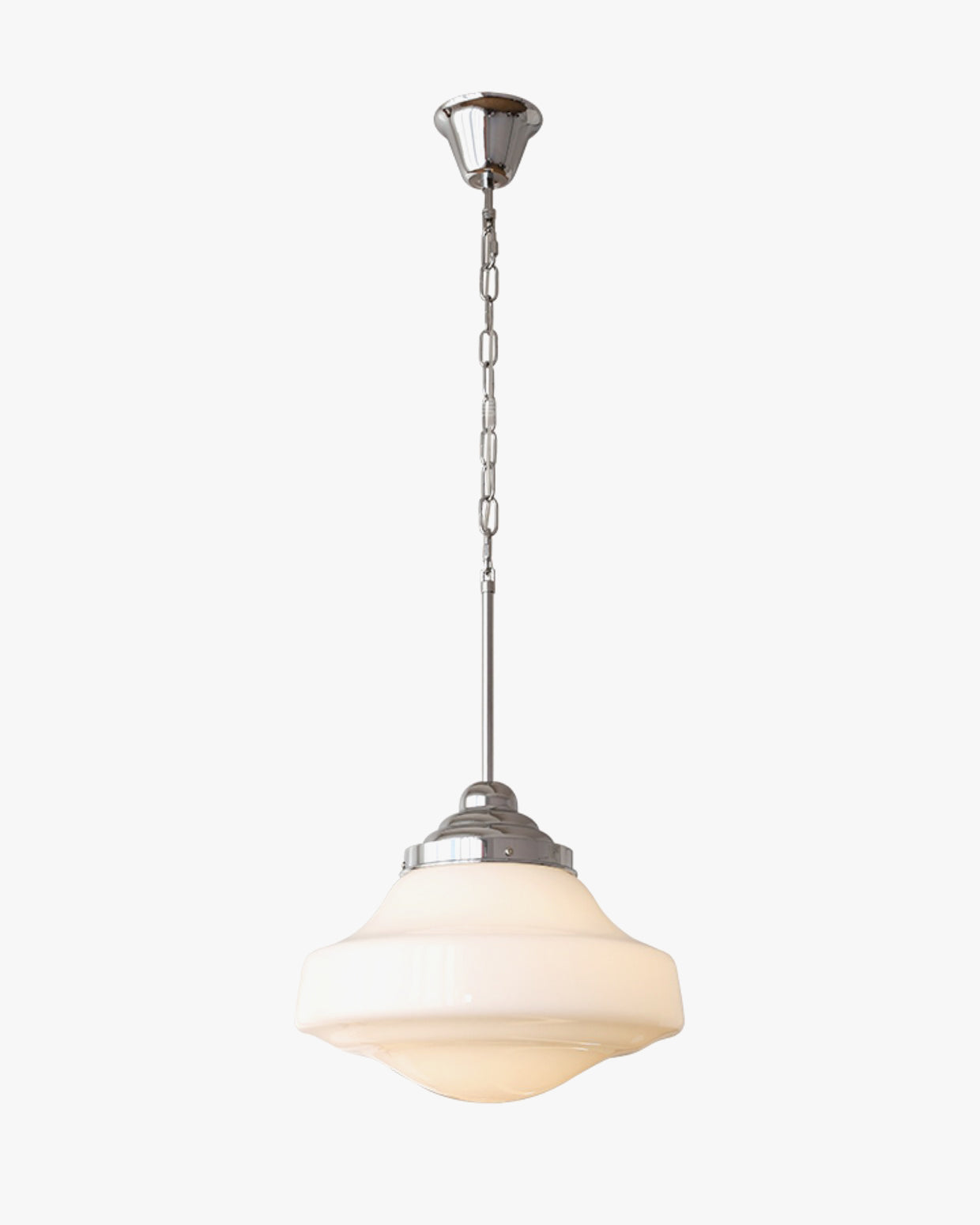 Suspension Vintage Verre Opalin