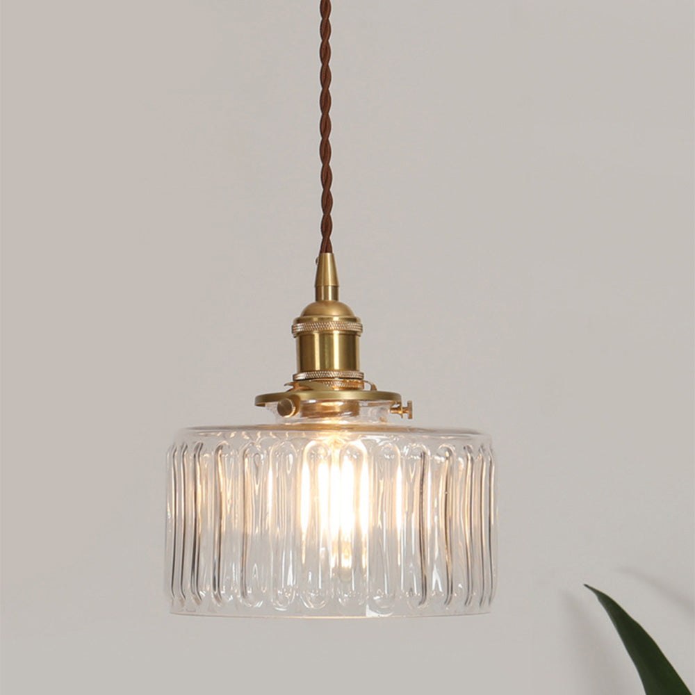 Suspension Vintage en Verre - Cylindra 11
