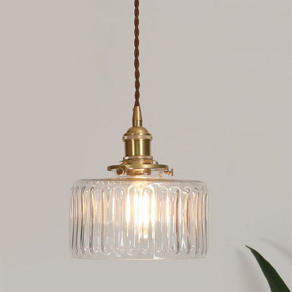 Suspension Vintage en Verre - Cylindra 11