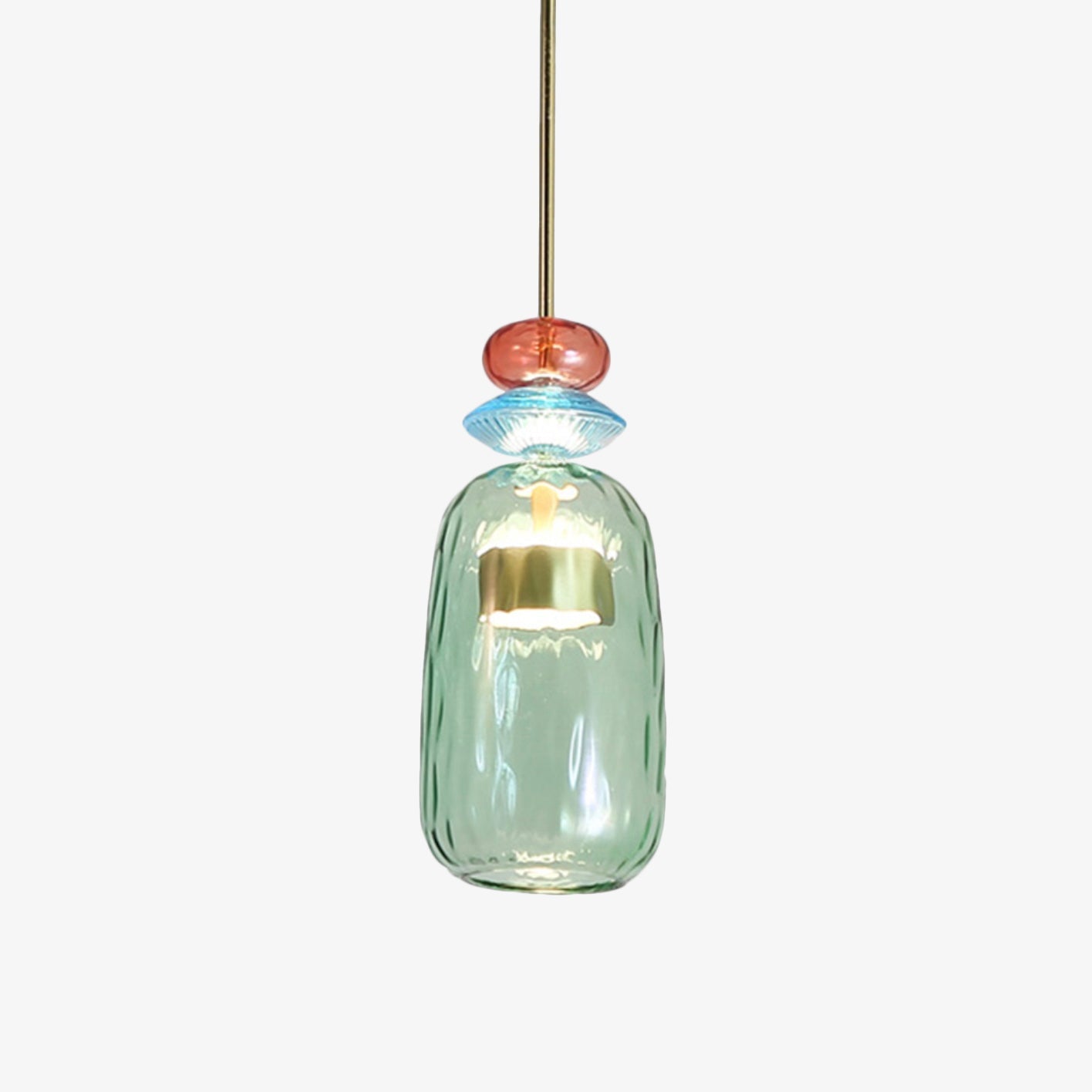 Variant image for Suspension LED en Verre Coloré - Illumy Chic-4
