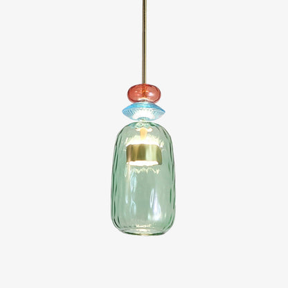 Variant image for Suspension LED en Verre Coloré - Illumy Chic-4