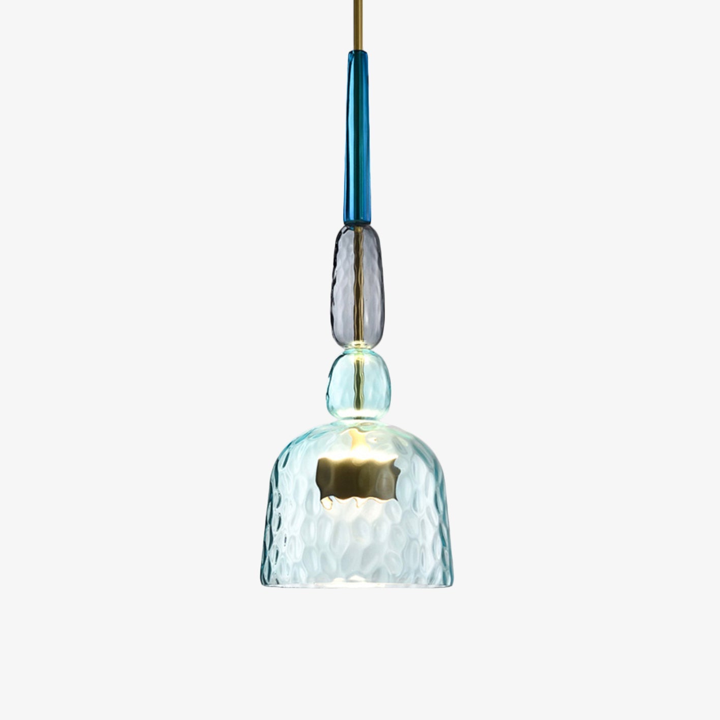 Suspension LED en Verre Coloré - Illumy Chic-1