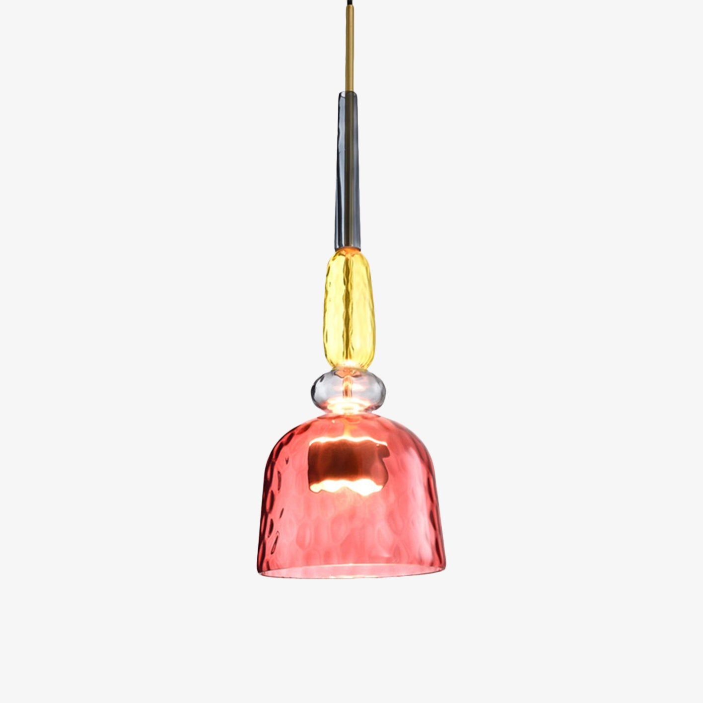 Variant image for Suspension LED en Verre Coloré - Illumy Chic-2