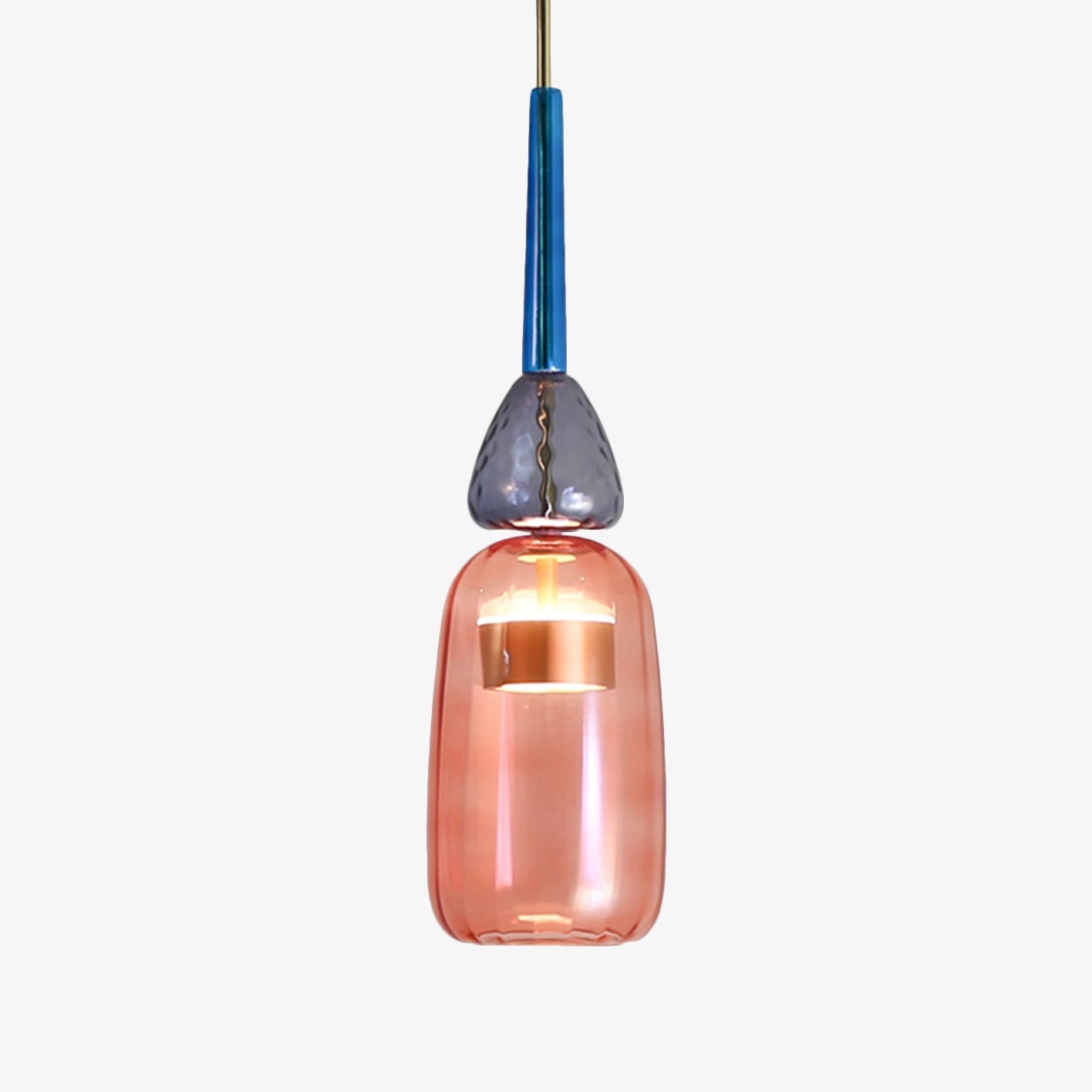 Variant image for Suspension LED en Verre Coloré - Illumy Chic-3