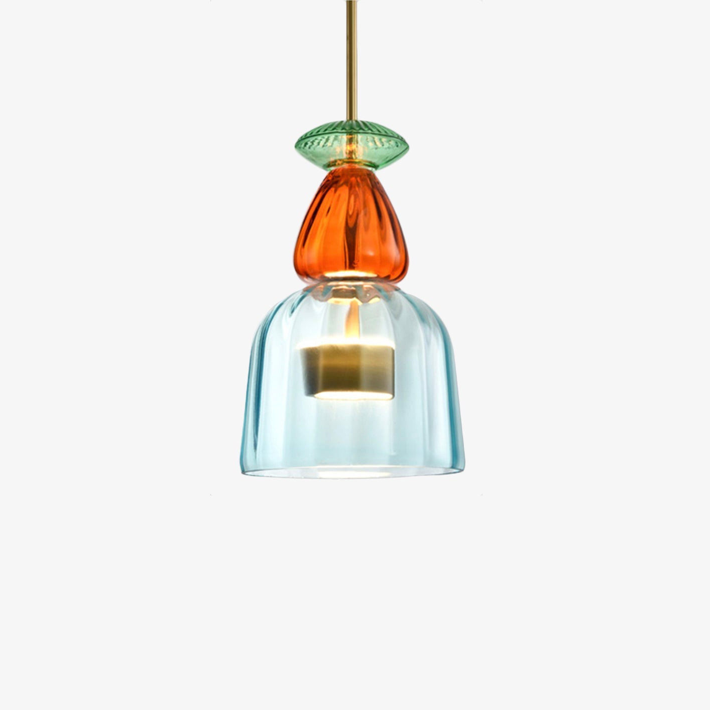 Variant image for Suspension LED en Verre Coloré - Illumy Chic-5
