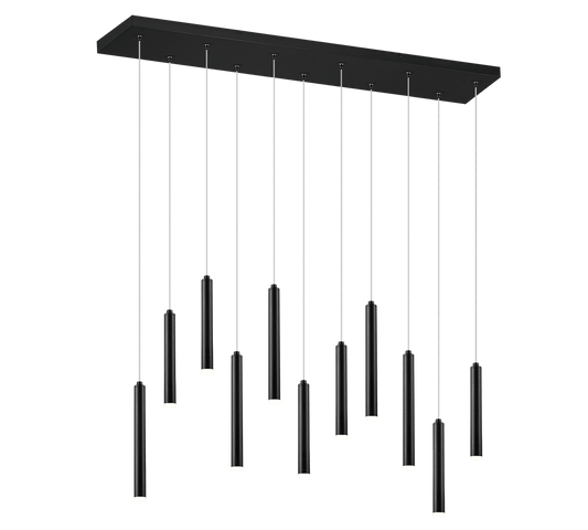 Suspensions LED Noires Deco