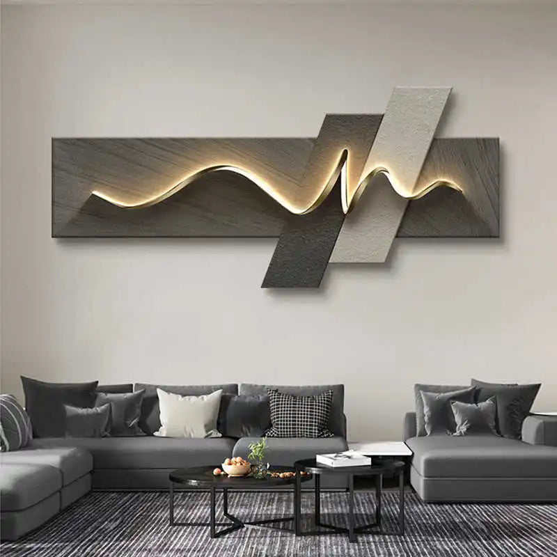 Tableau de décoration pour salon LED