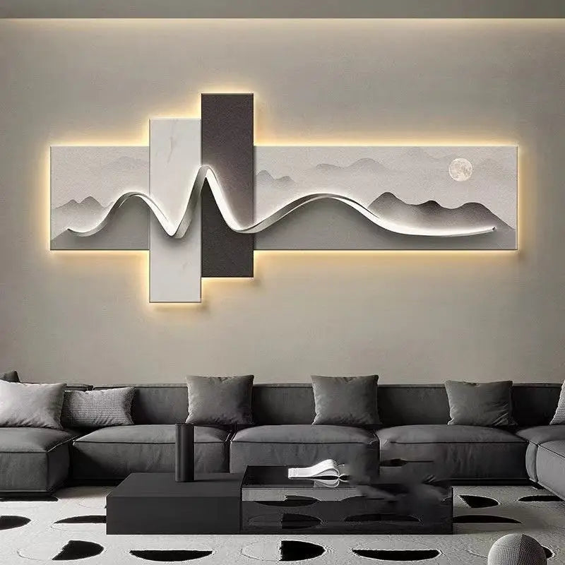 Tableau de décoration pour salon LED
